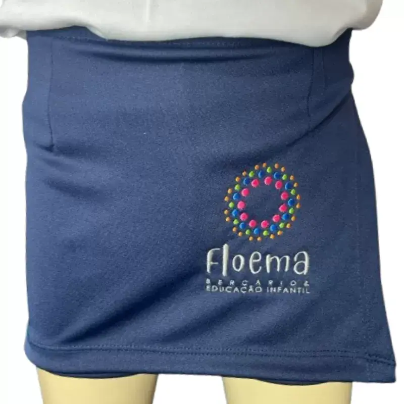 Short Saia Com Bordado